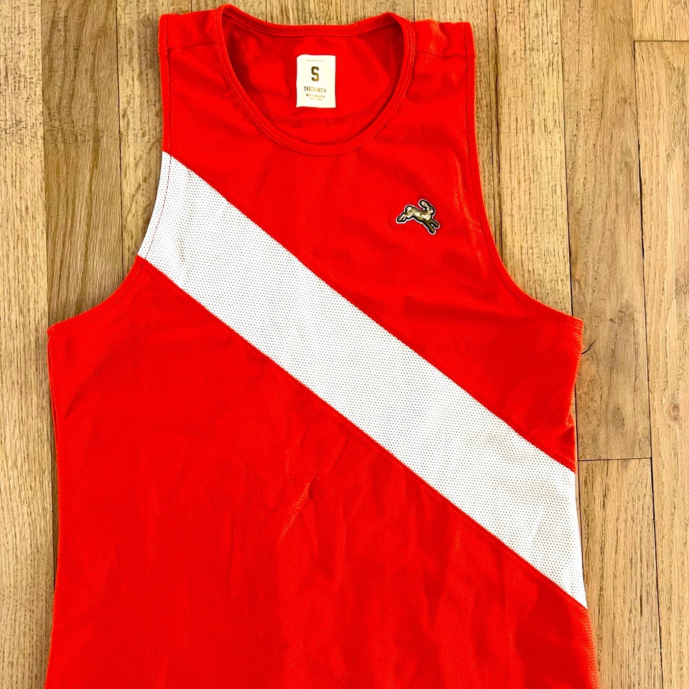 Tracksmith size small singlet top